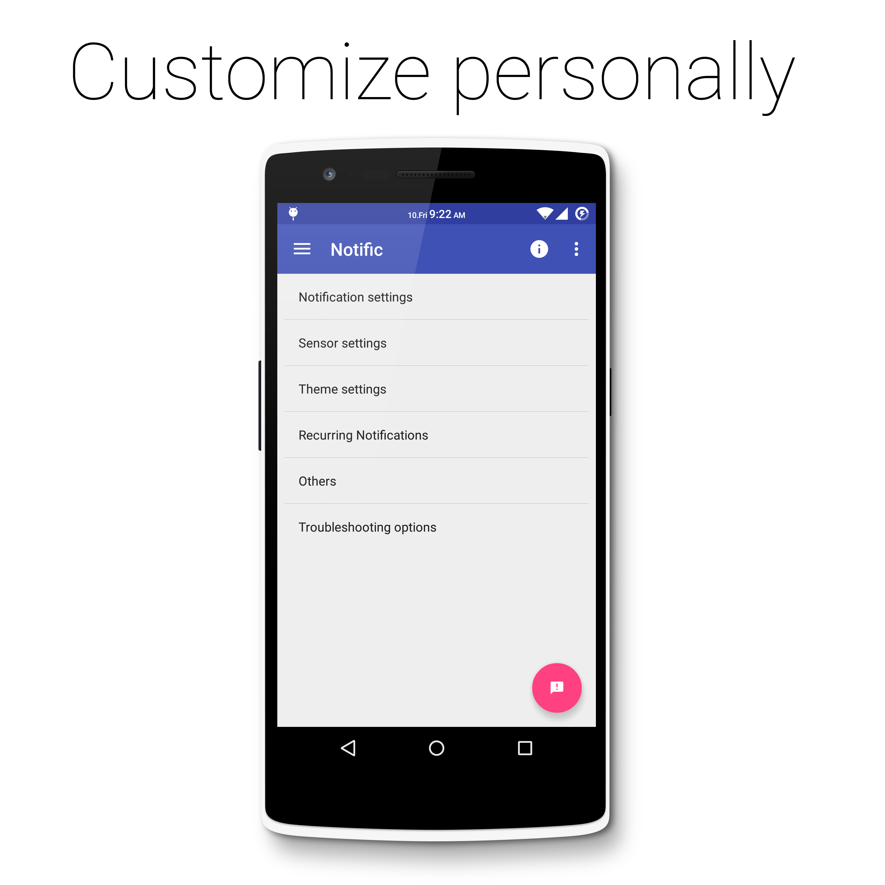 اسکرین شات 6 برنامه Notific | Lockscreen