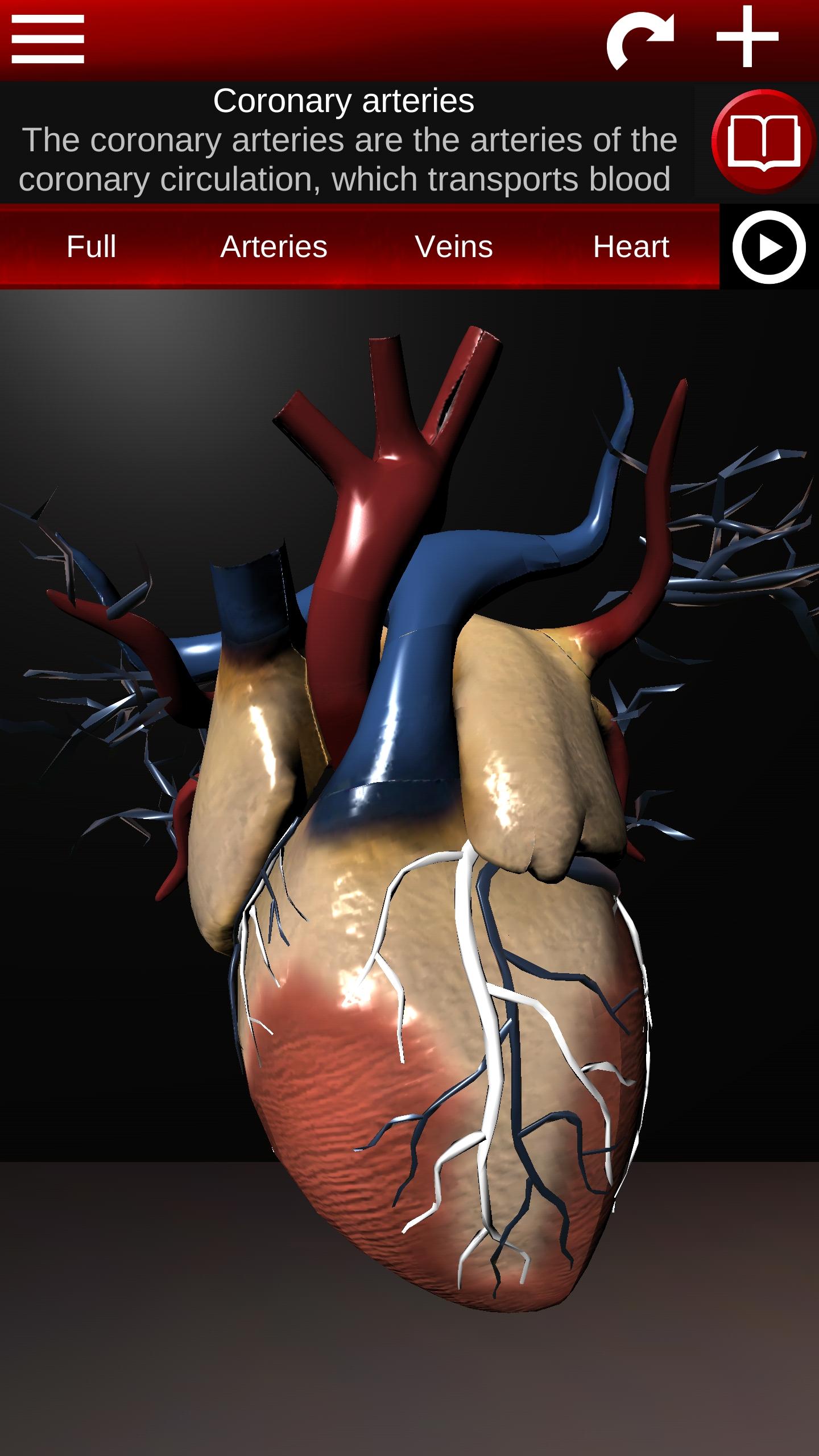 اسکرین شات 5 برنامه Circulatory System 3D Anatomy