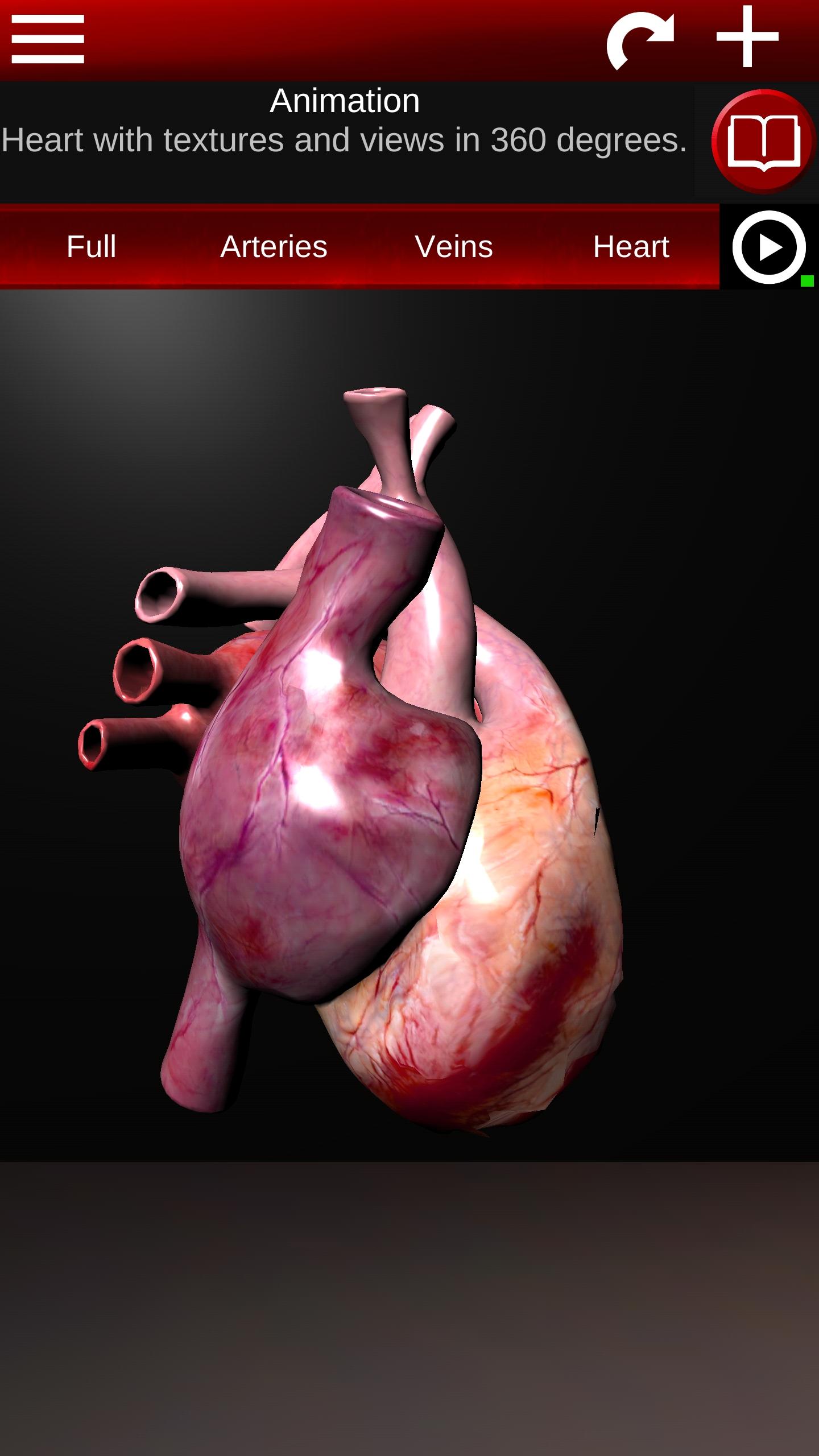 اسکرین شات 2 برنامه Circulatory System 3D Anatomy