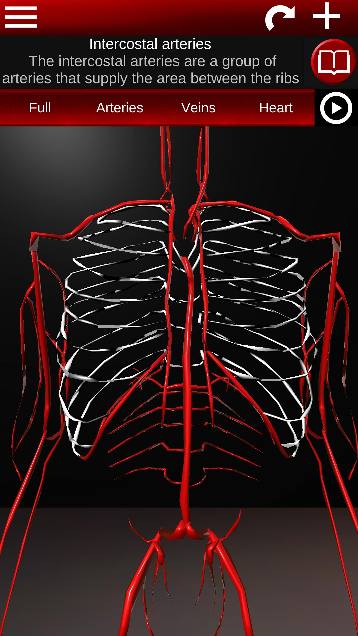 اسکرین شات 3 برنامه Circulatory System 3D Anatomy