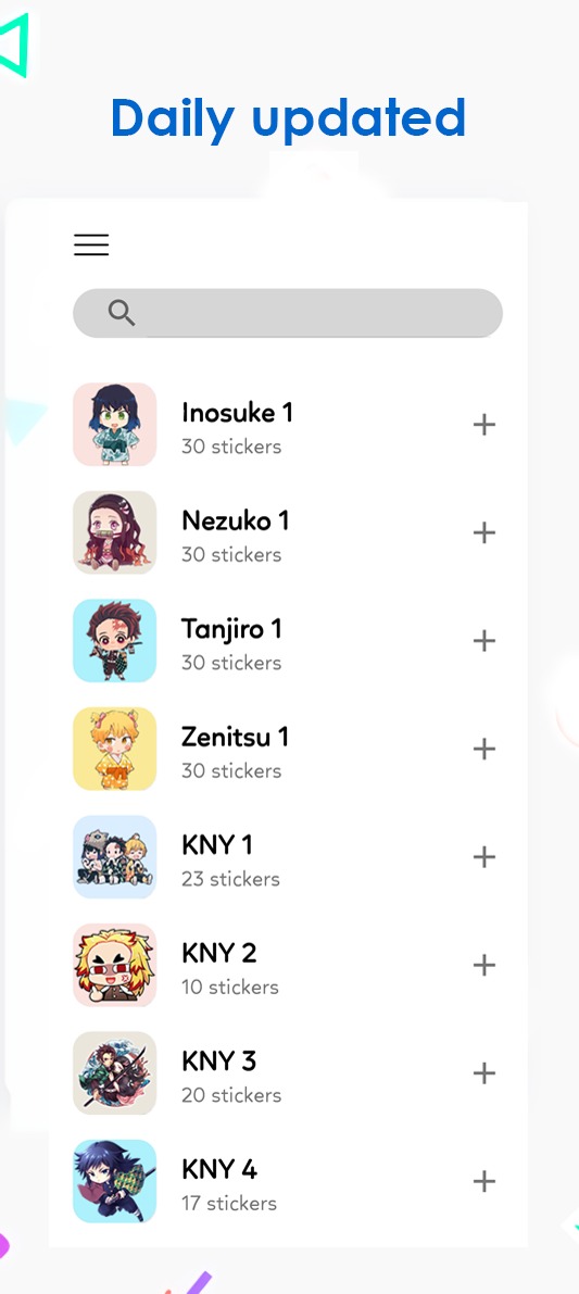 اسکرین شات 2 برنامه KNY Anime Sticker for Kimetsu