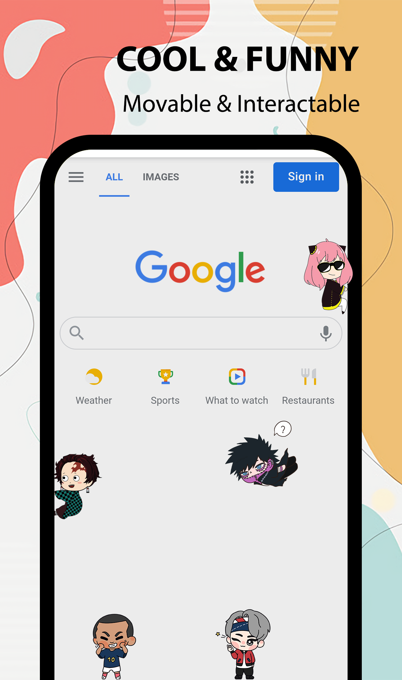 اسکرین شات 5 برنامه Shimeji - desktop pet