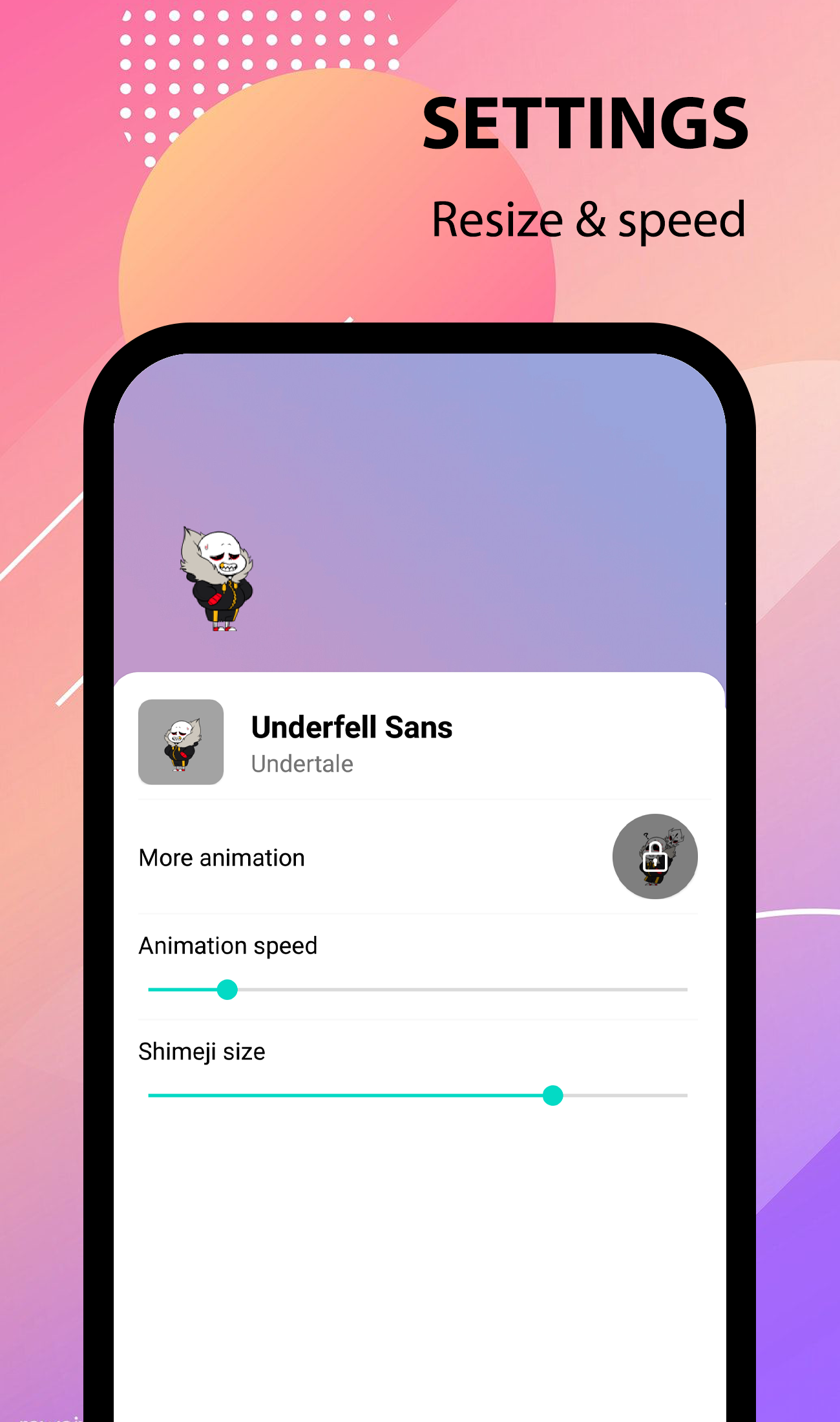 اسکرین شات 4 برنامه Undertale Shimeji