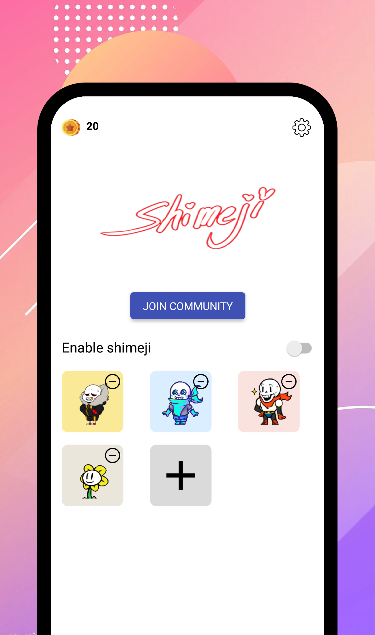 اسکرین شات 1 برنامه Undertale Shimeji
