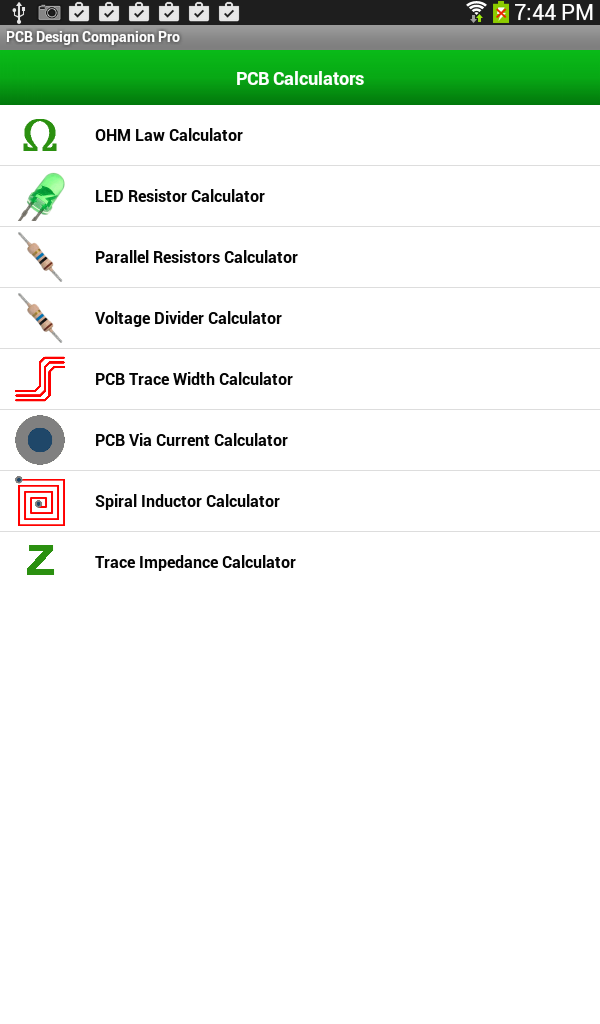 اسکرین شات 1 برنامه PCB Design Companion