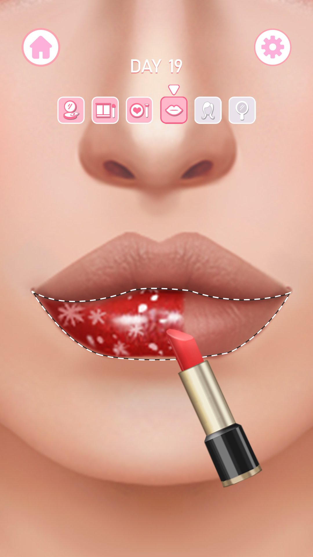 اسکرین شات 5 بازی Fantasy Makeup Stylist