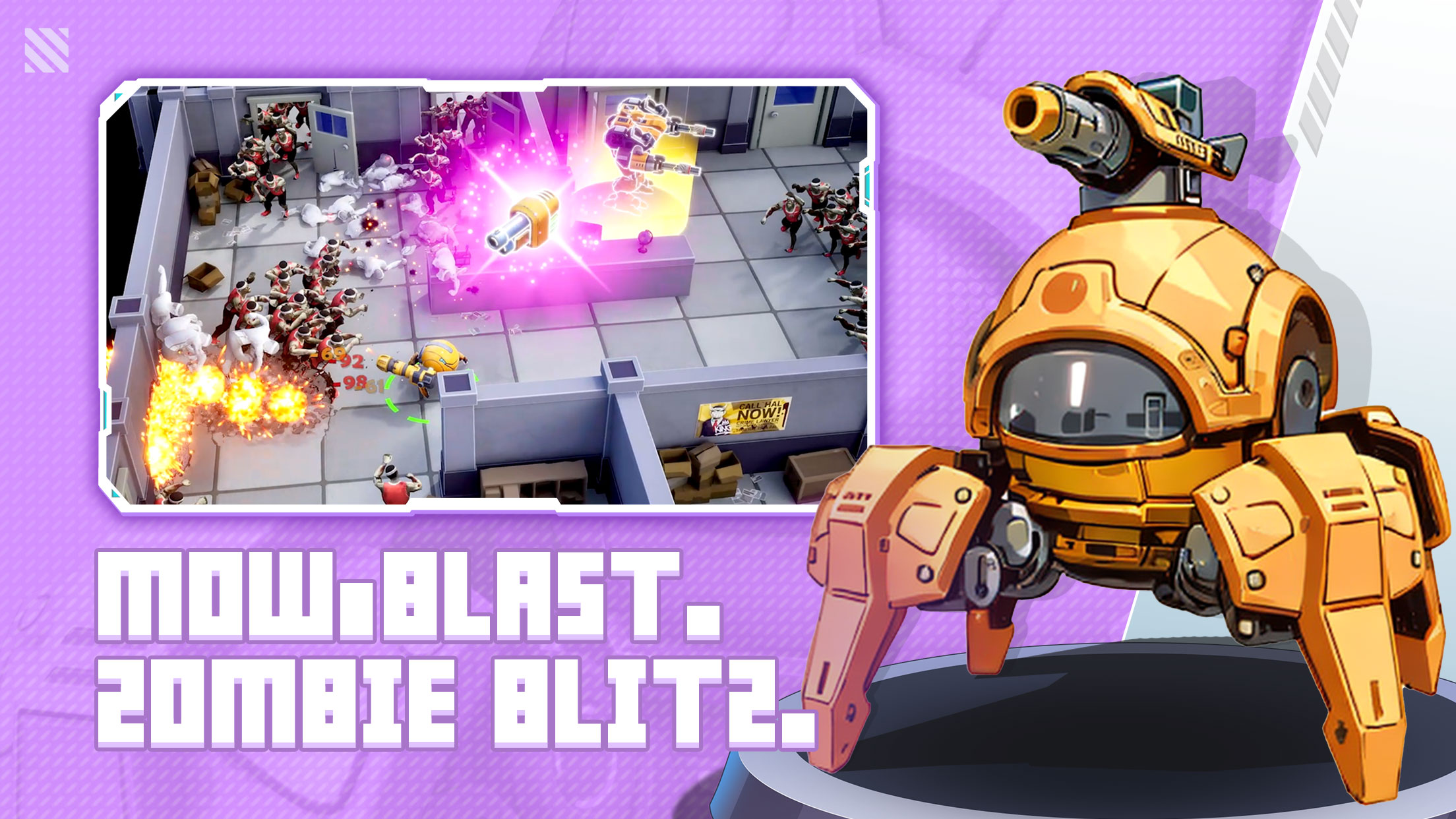 اسکرین شات 2 بازی Mech Assemble: Zombie Swarm