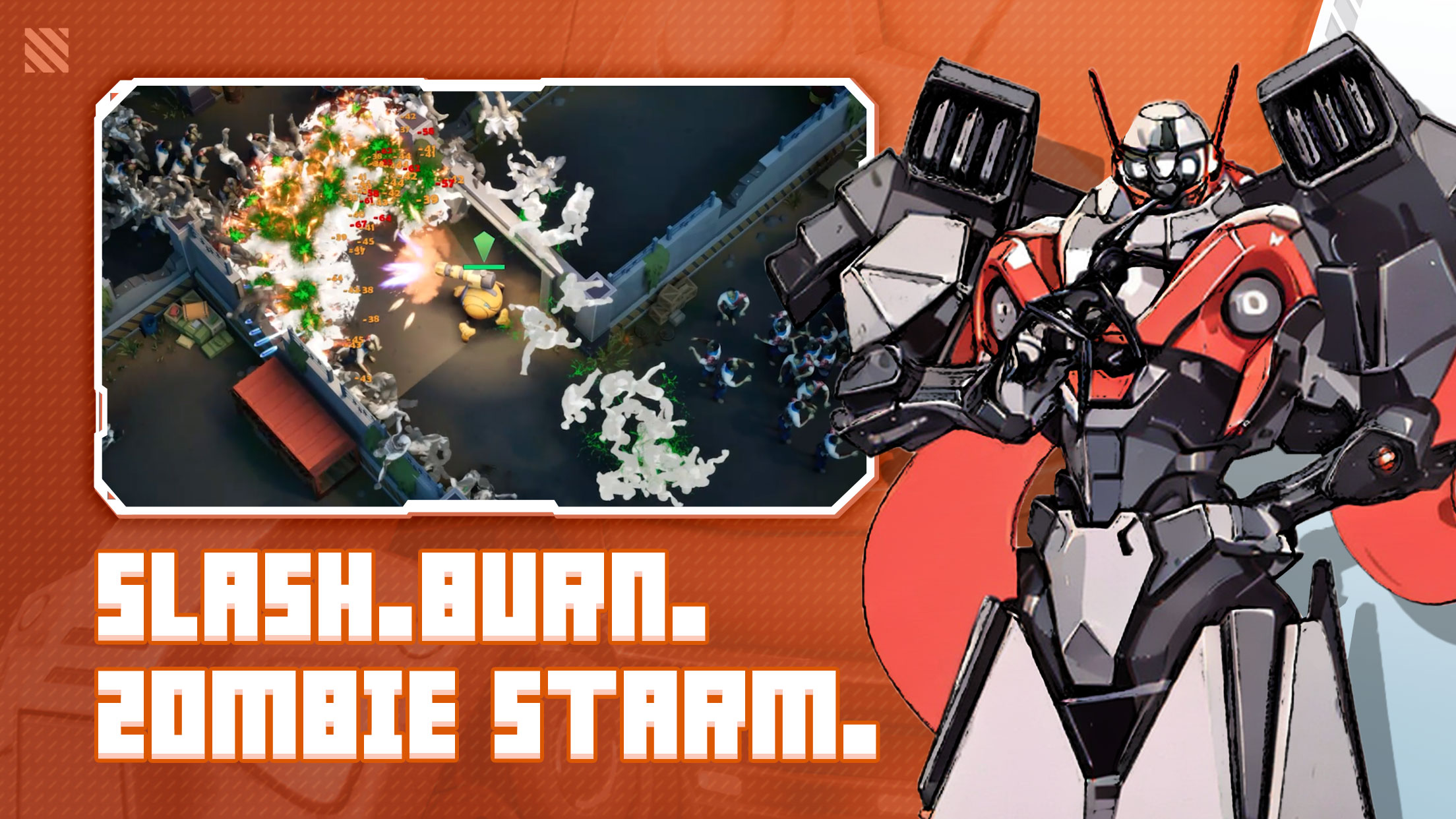 اسکرین شات 3 بازی Mech Assemble: Zombie Swarm