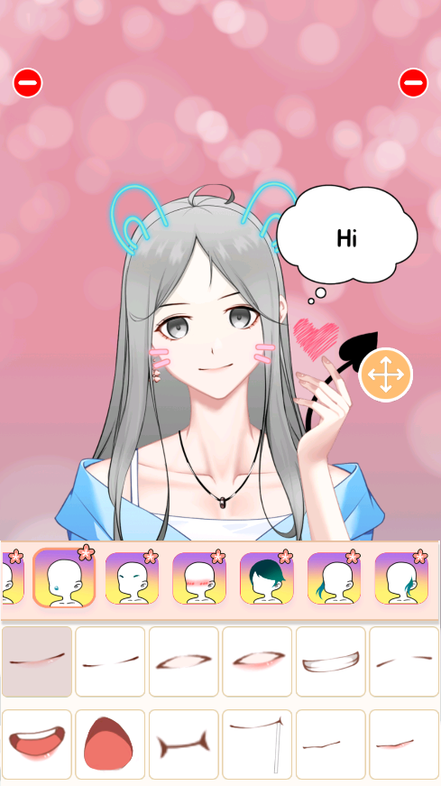 اسکرین شات 2 بازی Vivi Avatar Maker:emoji