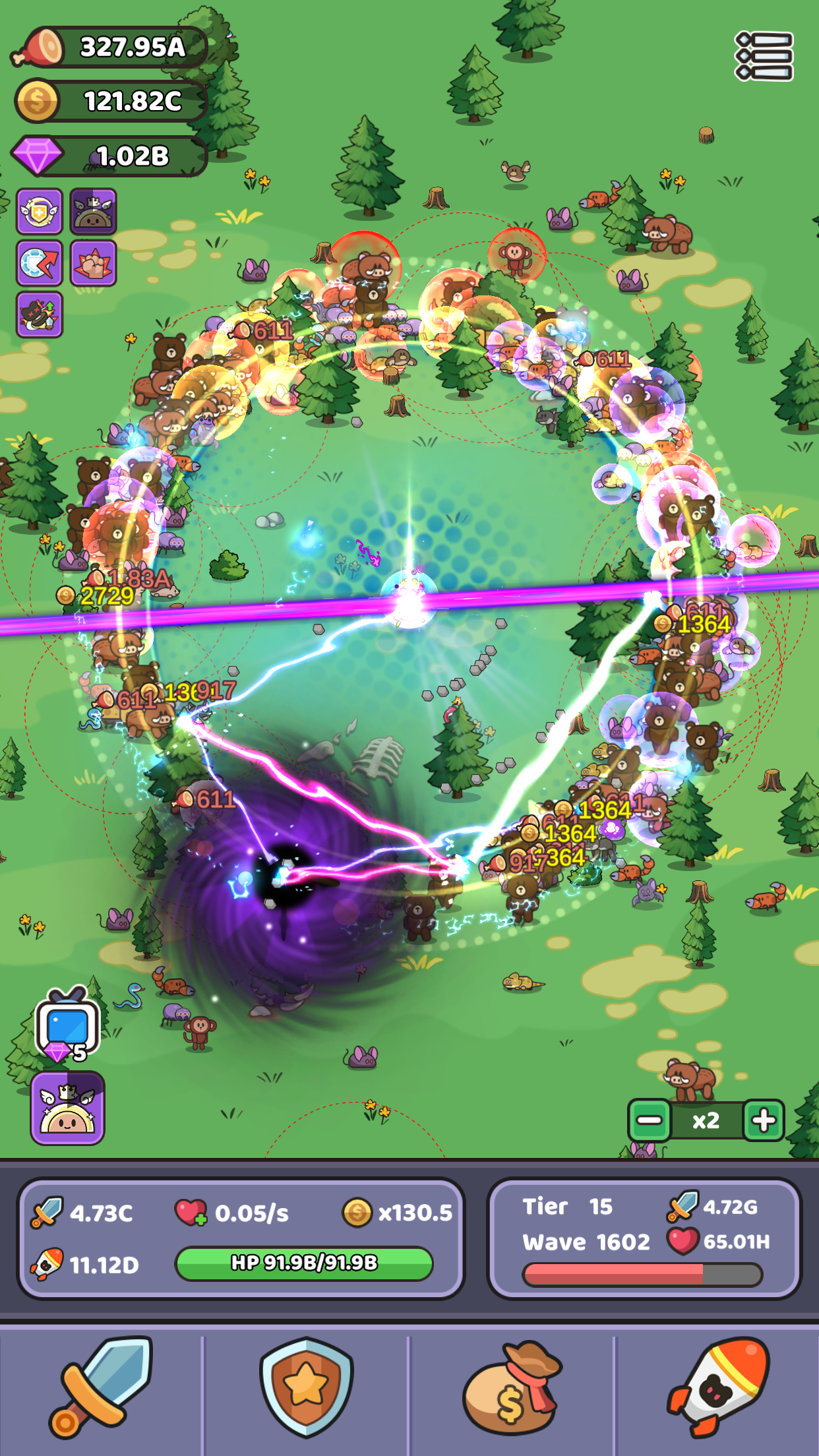 اسکرین شات 2 بازی Wild Survival - Idle Defense