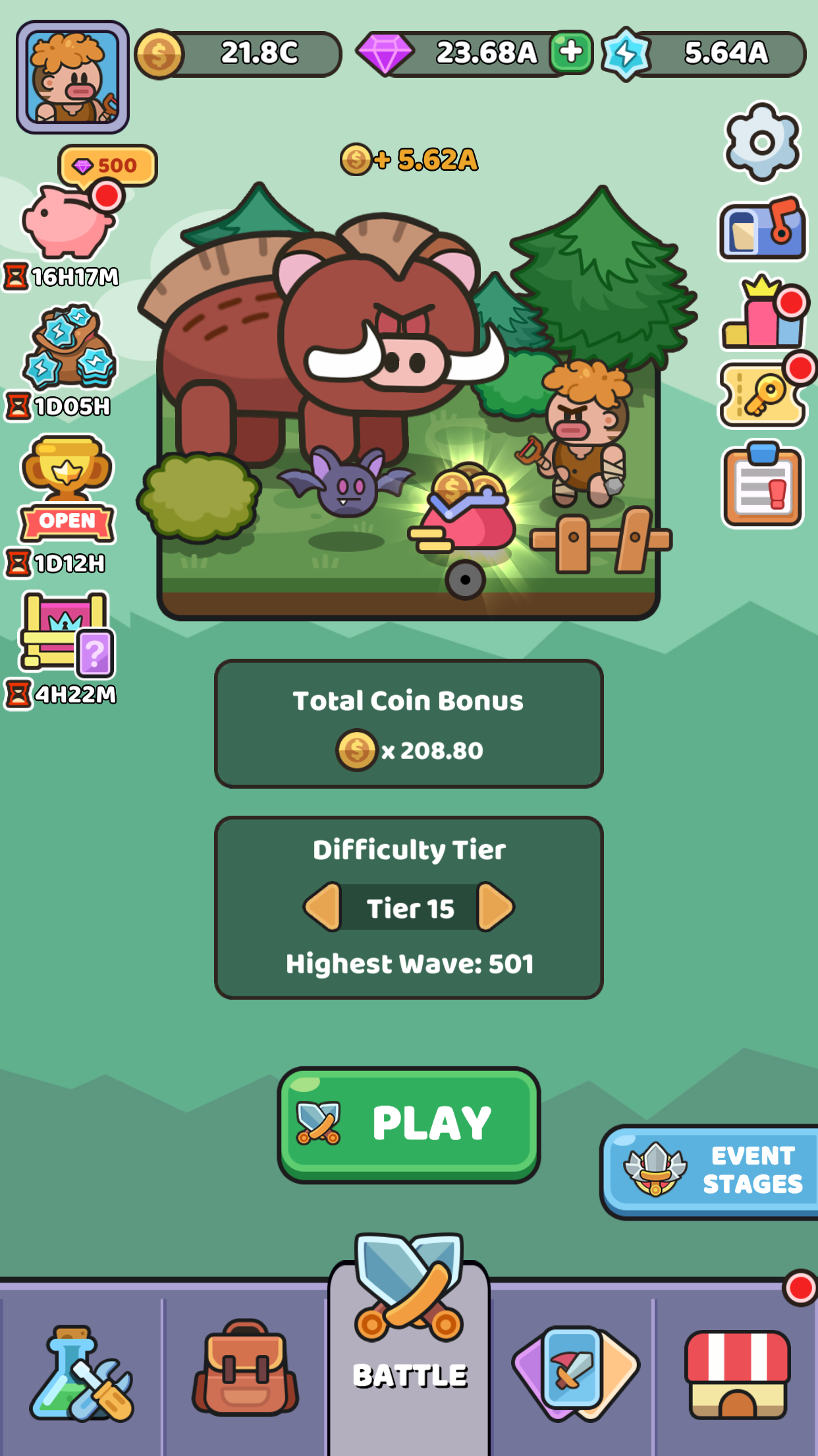 اسکرین شات 1 بازی Wild Survival - Idle Defense