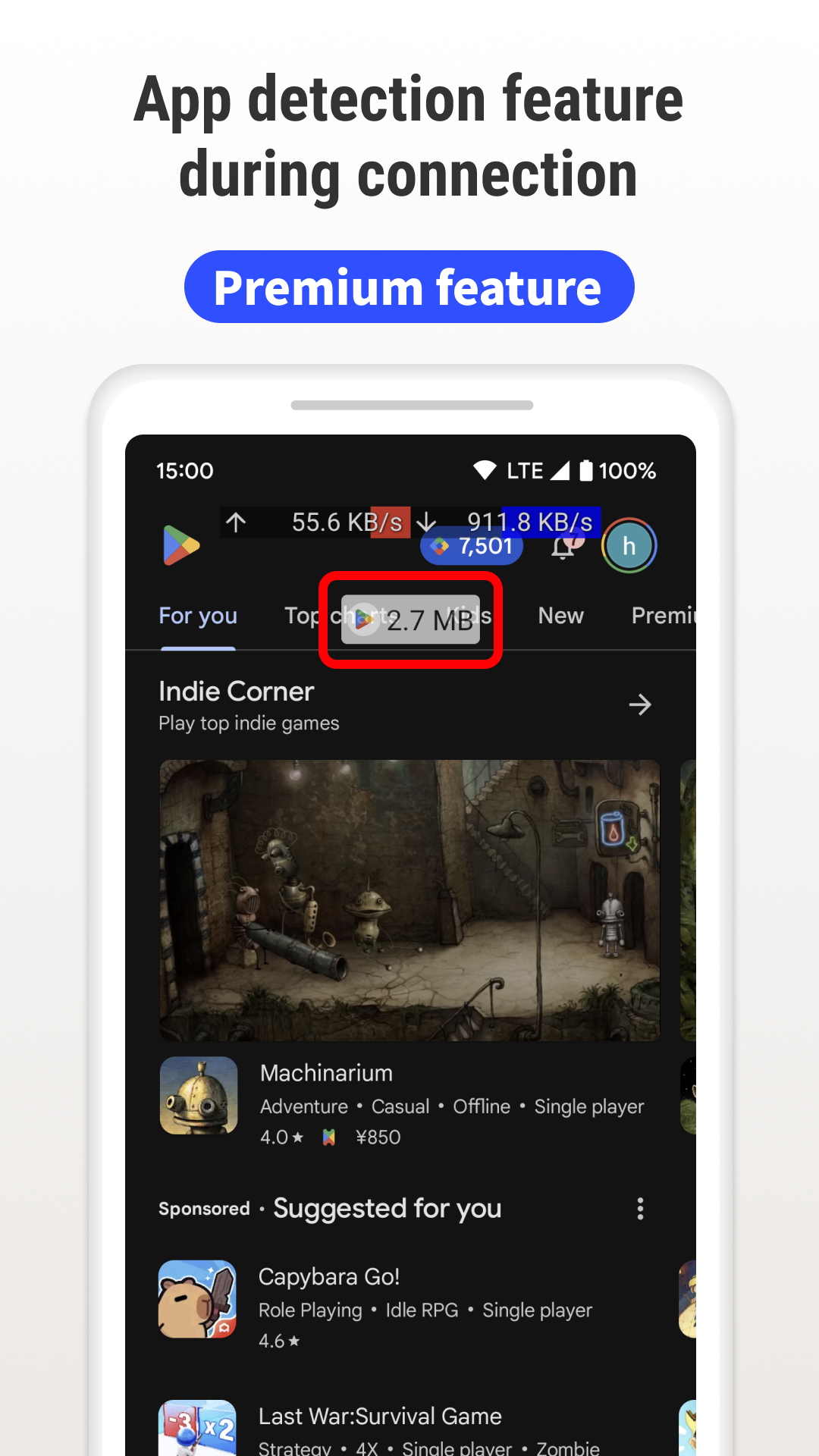 اسکرین شات 3 برنامه Internet Speed Monitor