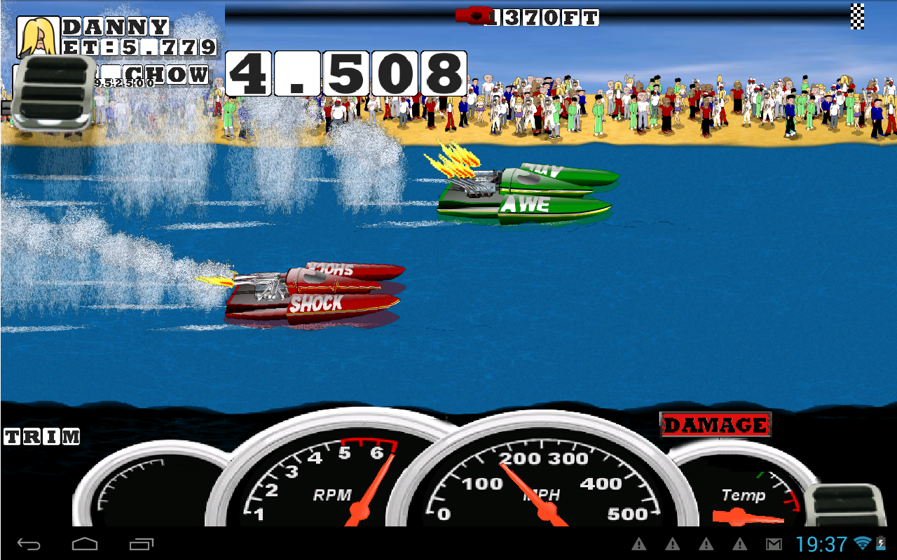 اسکرین شات 2 بازی Drag Racing Boats