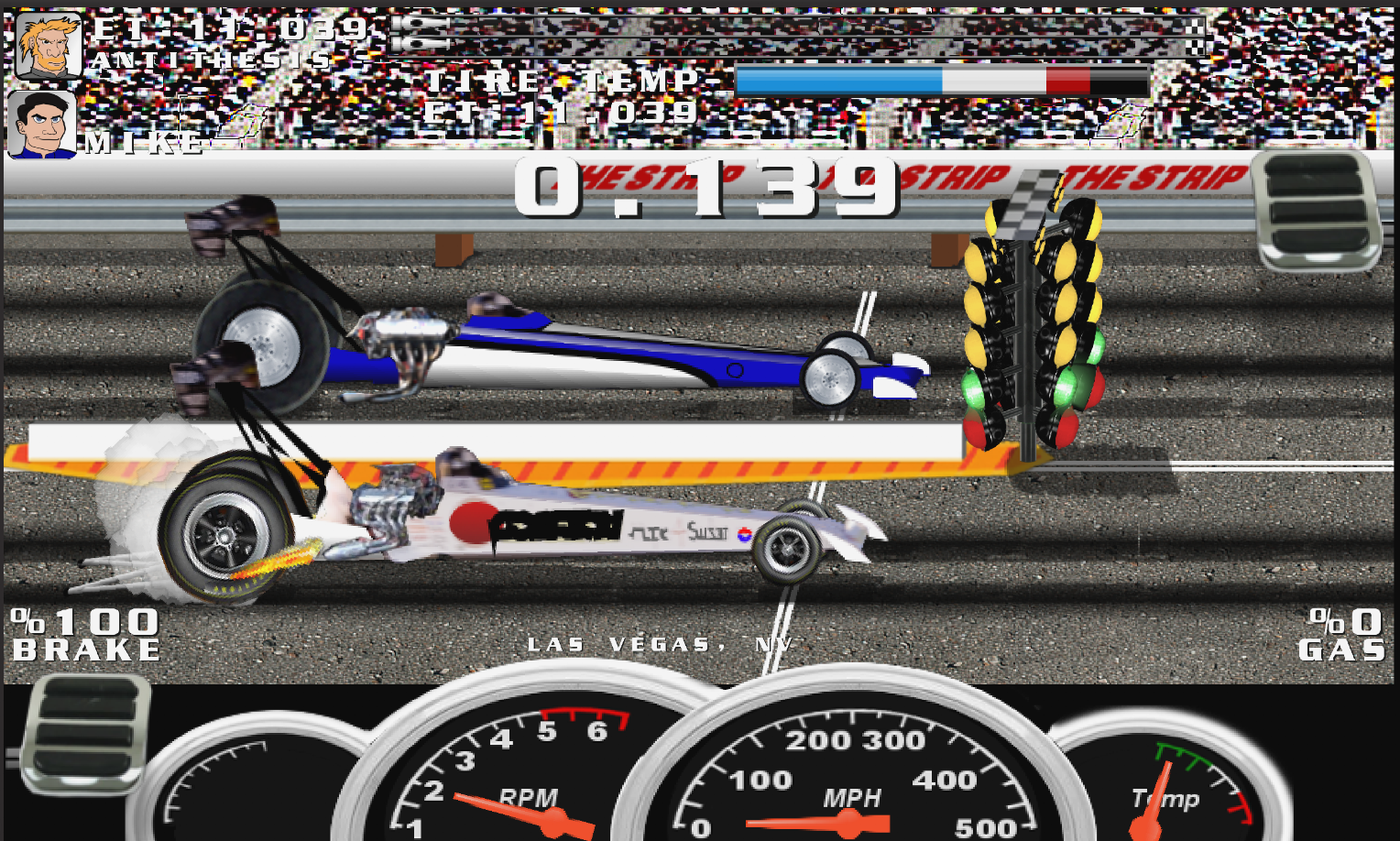 اسکرین شات 1 بازی Burn Out Drag Racing