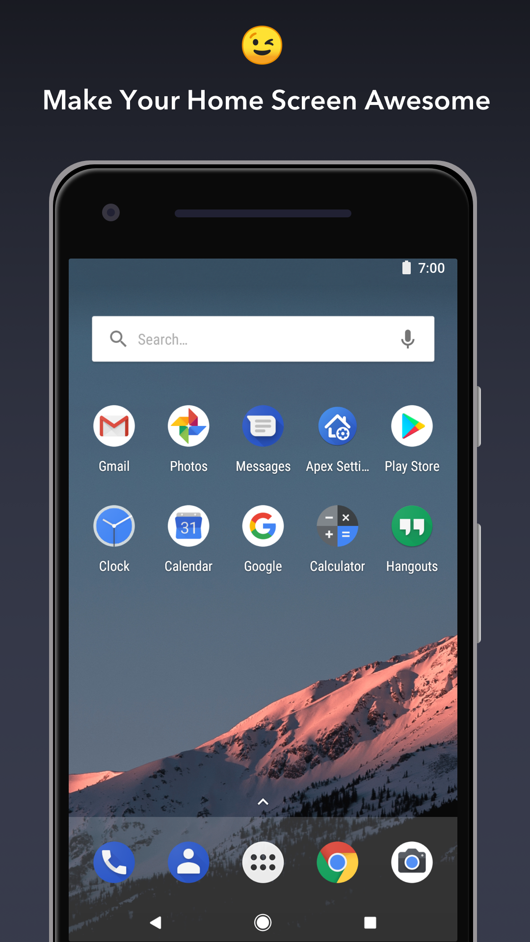 اسکرین شات 2 برنامه Apex Launcher