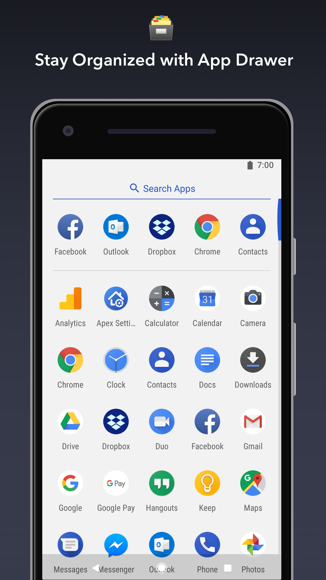اسکرین شات 7 برنامه Apex Launcher