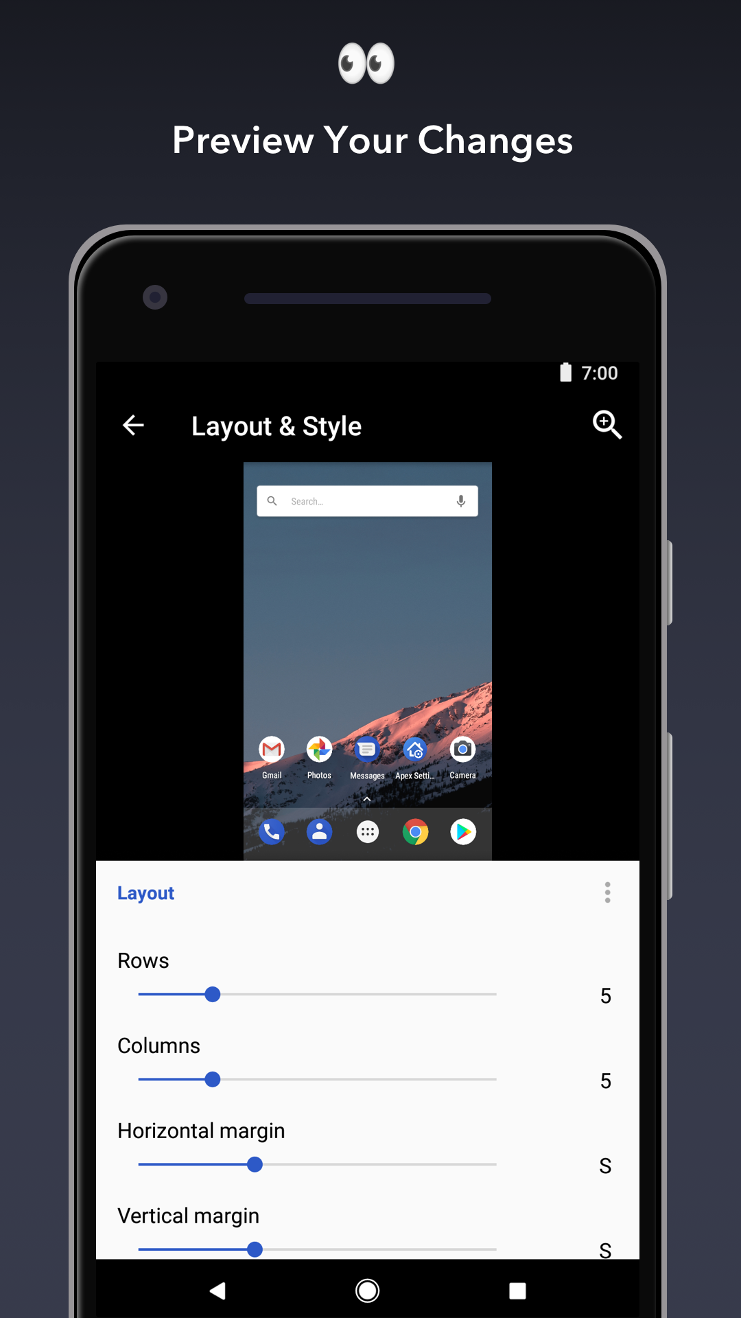 اسکرین شات 3 برنامه Apex Launcher
