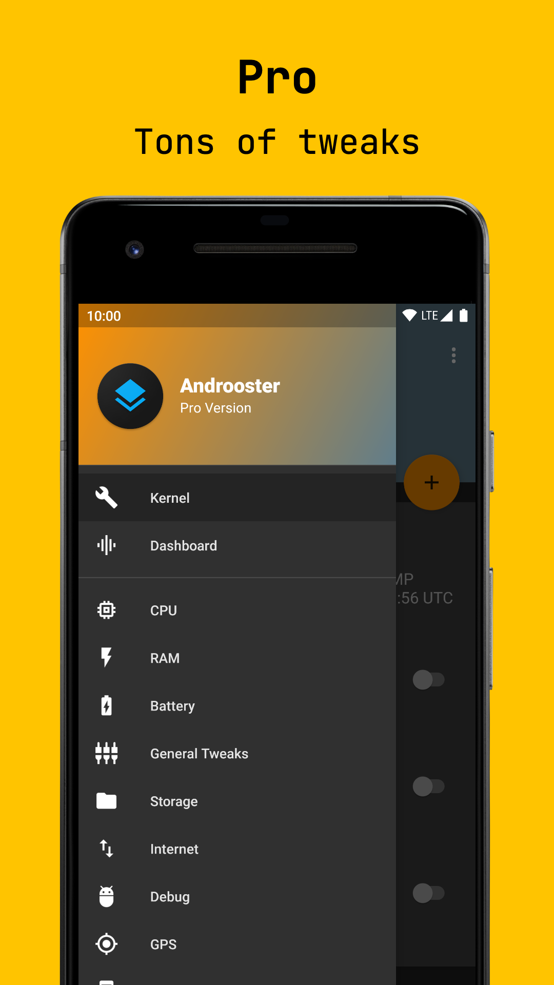 اسکرین شات 3 برنامه Androoster (Tweaking Toolbox)