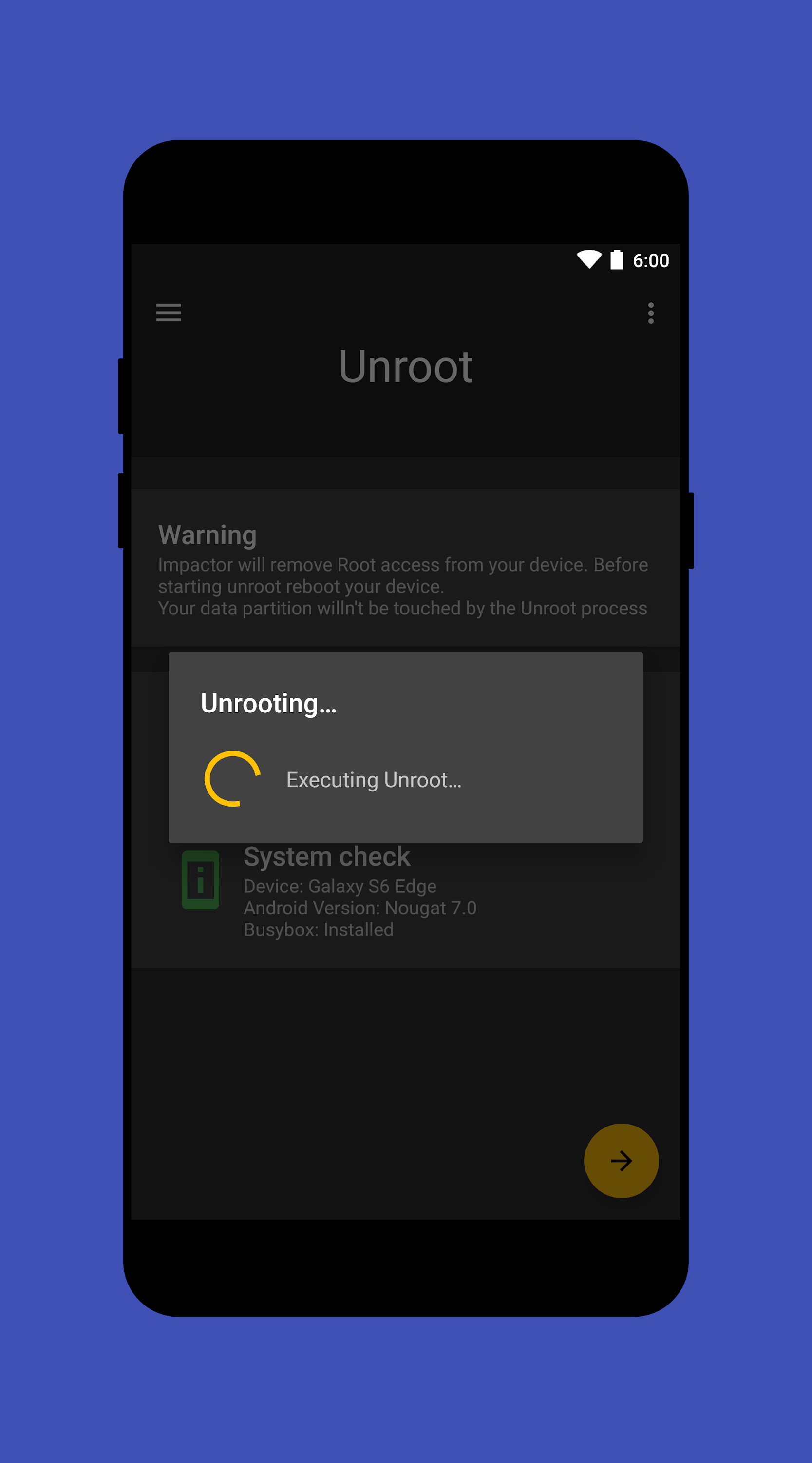 اسکرین شات 2 برنامه Impactor Universal Unroot