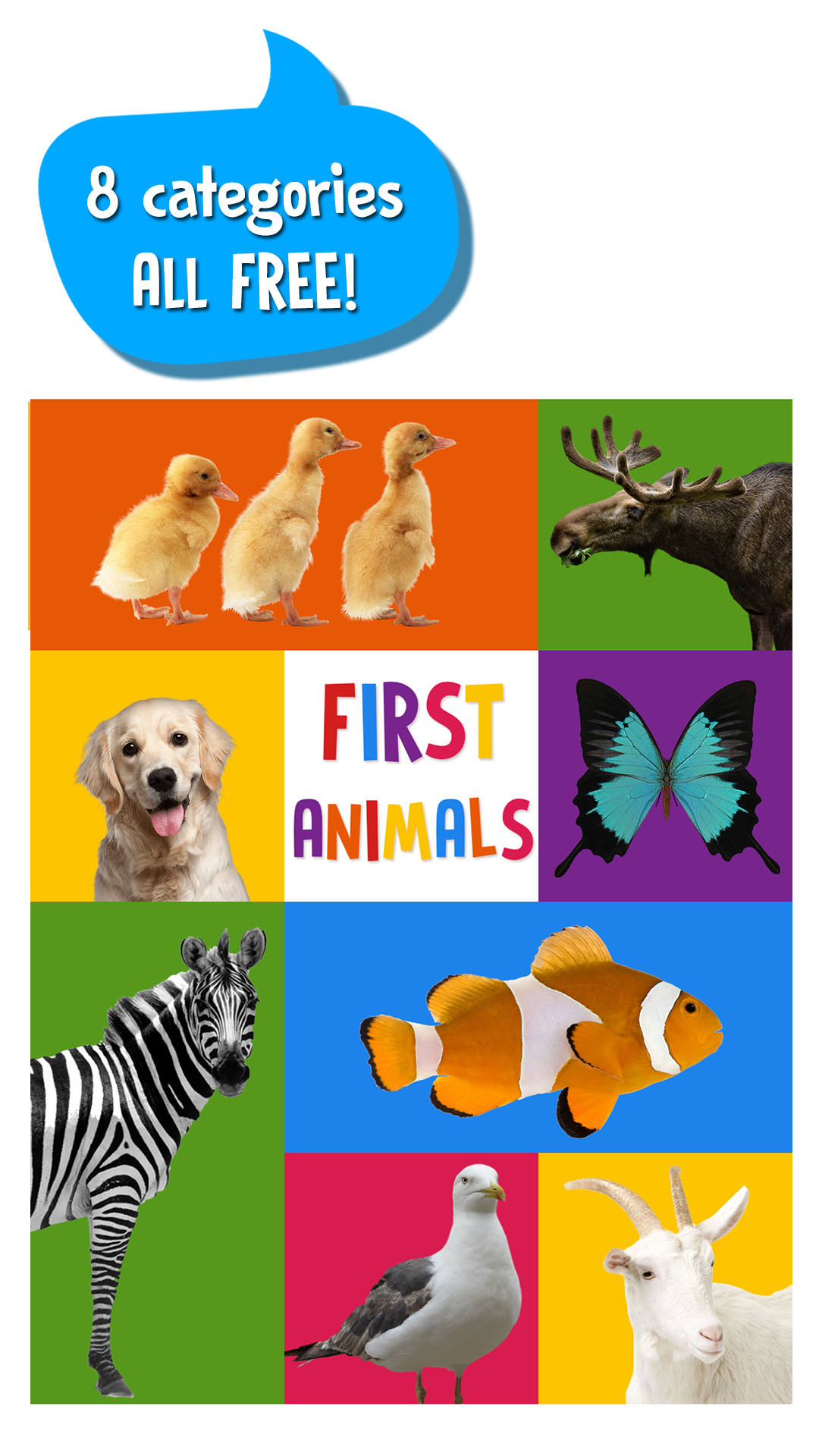 اسکرین شات 1 بازی First Words for Baby: Animals
