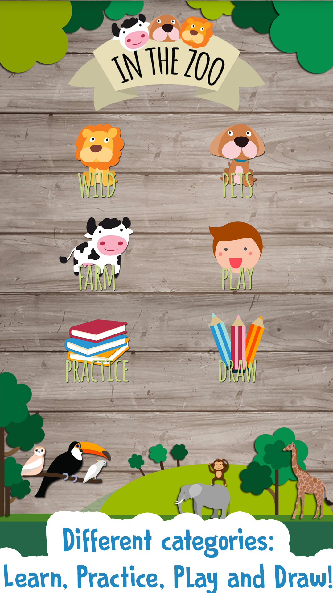 اسکرین شات 1 بازی Kids Zoo Game: Toddler Games