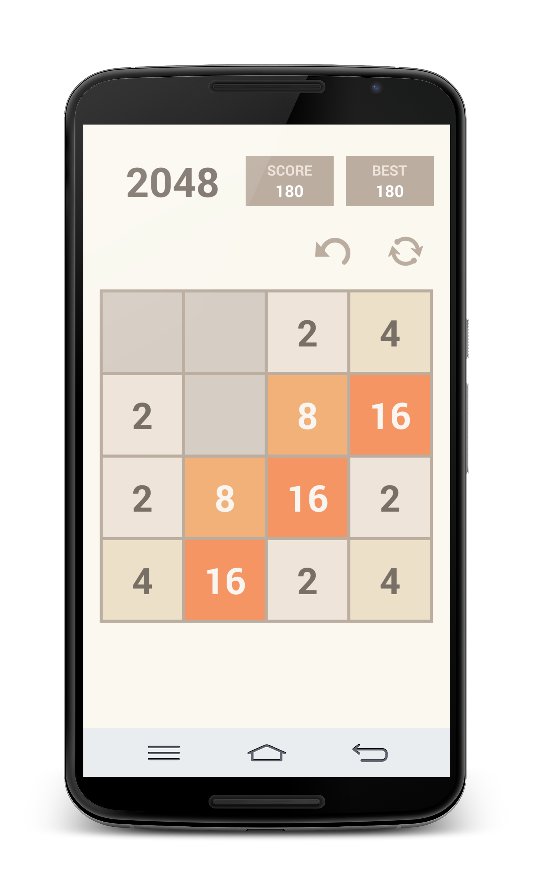 اسکرین شات 3 بازی 2048
