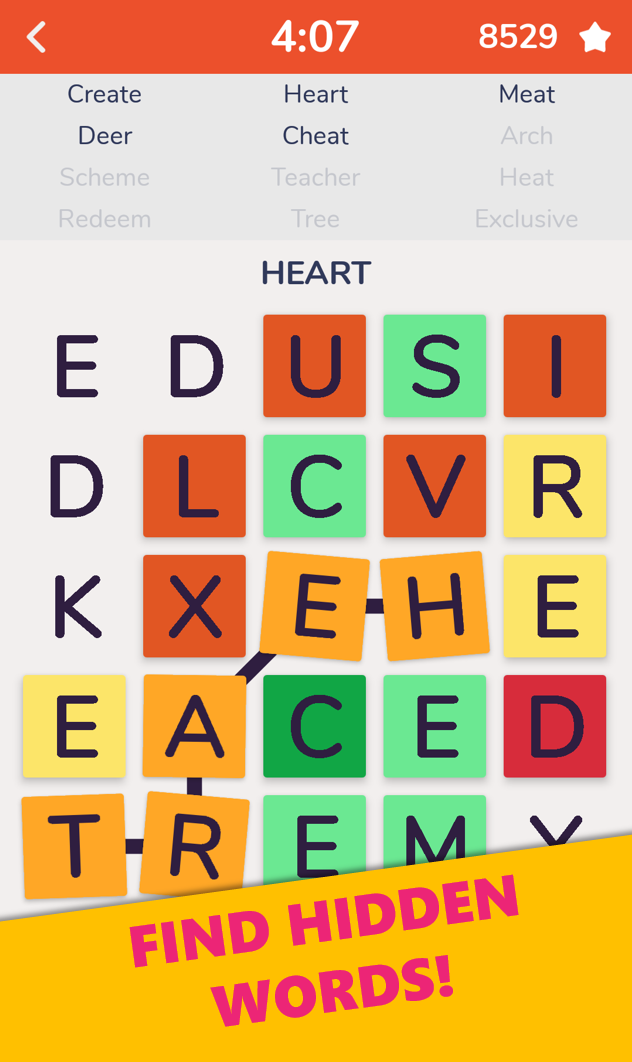 اسکرین شات 1 بازی Word Find : Hidden Words