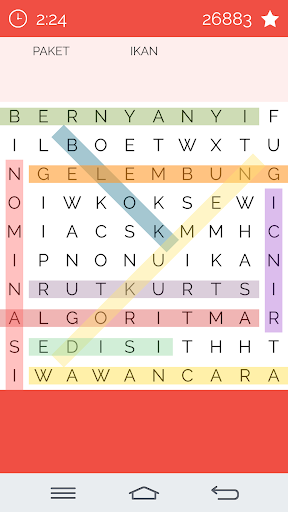 اسکرین شات 3 بازی Word Search Indonesian