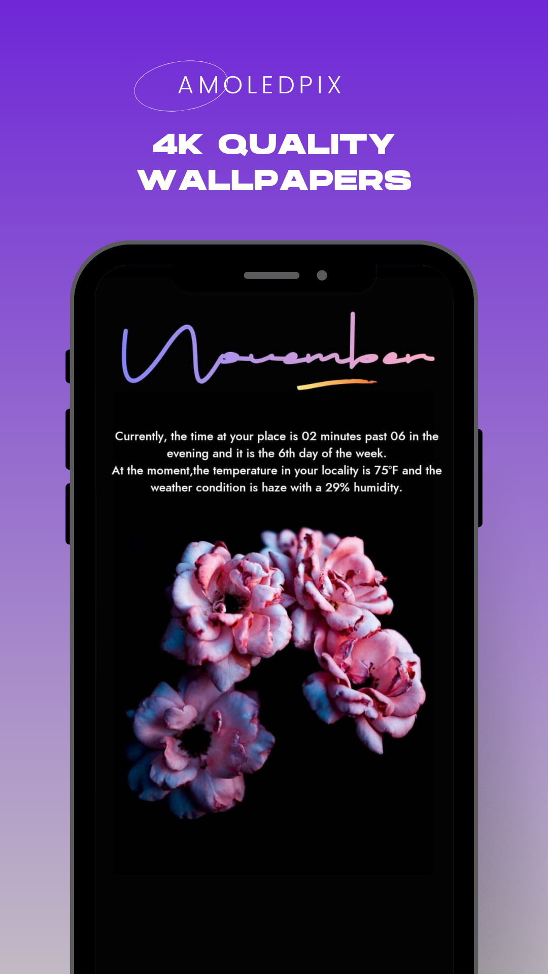 اسکرین شات 7 برنامه Amoledpix - 4K HD Wallpapers