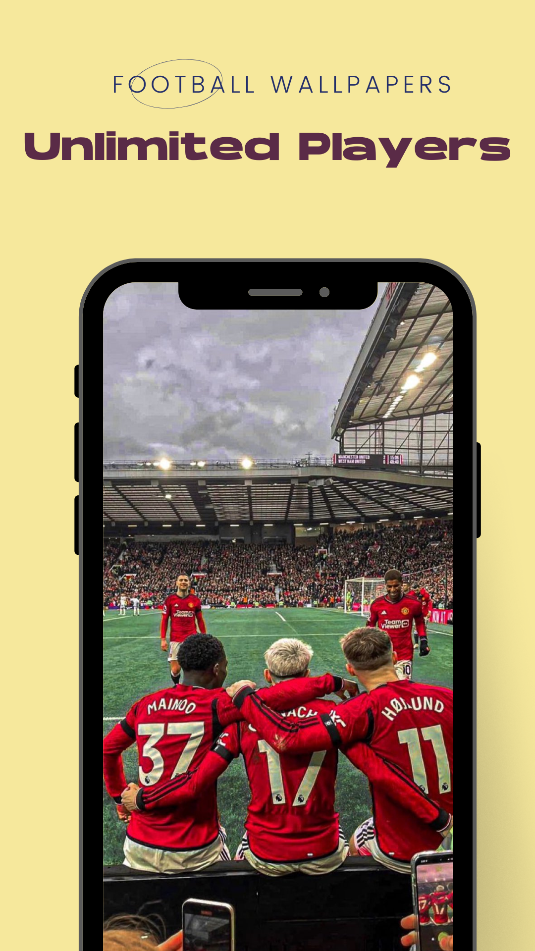 اسکرین شات 7 برنامه Football Wallpaper - GOATs