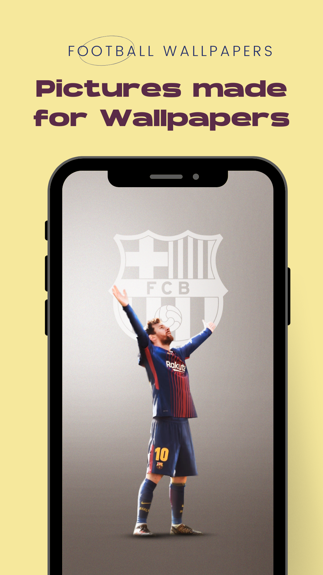 اسکرین شات 6 برنامه Football Wallpaper - GOATs