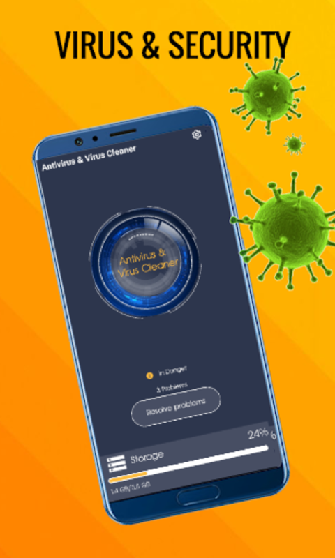 اسکرین شات 1 برنامه Antivirus - Virus Cleaner
