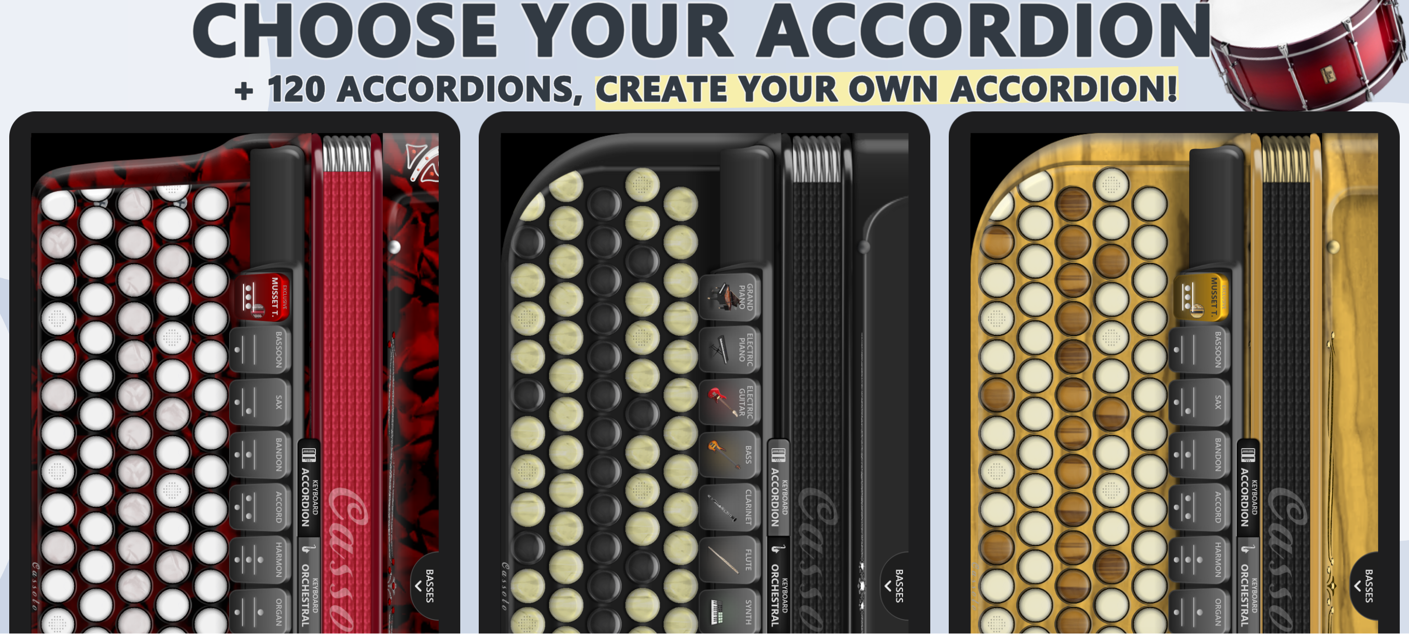 اسکرین شات 3 بازی Accordion Chromatic Cassoto