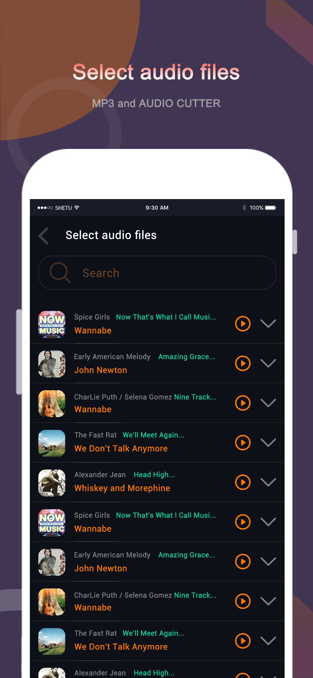 اسکرین شات 5 برنامه Ringtone Maker-Audio Cutter