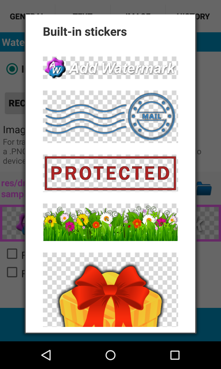 اسکرین شات 8 برنامه Add Watermark Lite