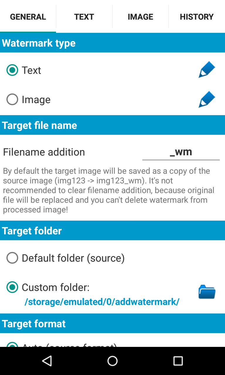 اسکرین شات 5 برنامه Add Watermark Lite