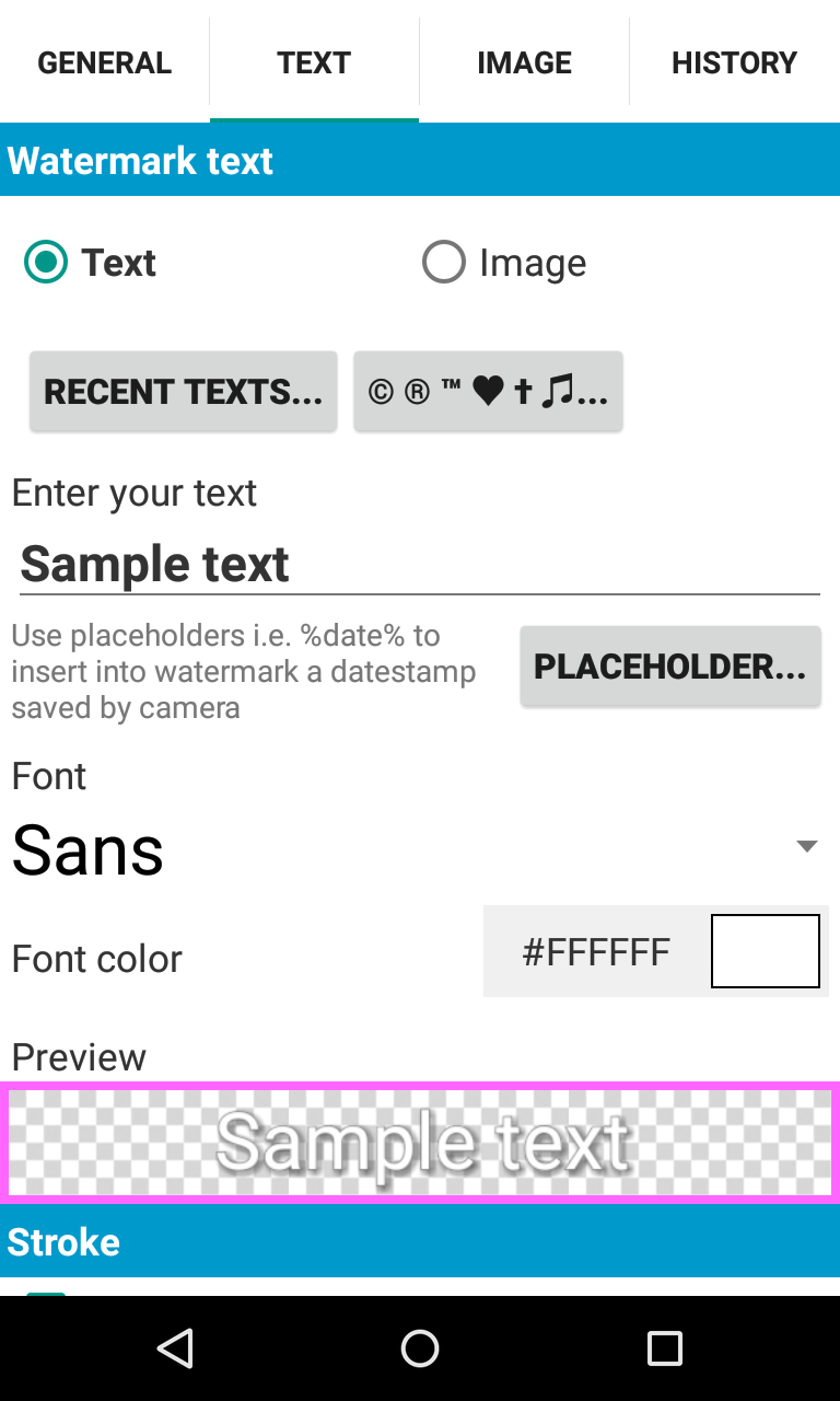 اسکرین شات 6 برنامه Add Watermark Lite