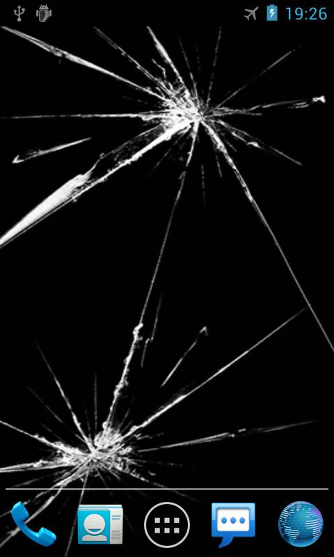 اسکرین شات 4 برنامه Cracked Screen LWP(Simulation)