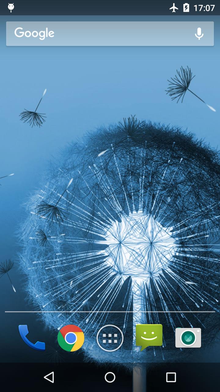 اسکرین شات 2 برنامه Dandelion Live Wallpaper