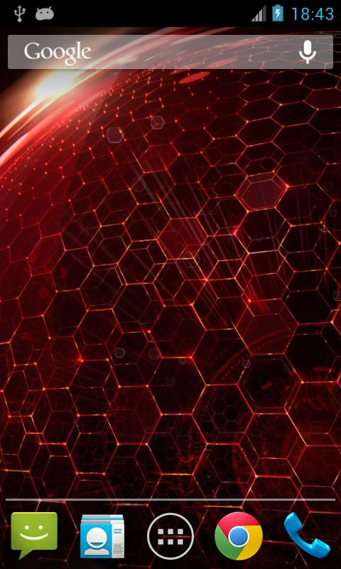 اسکرین شات 1 برنامه DNA Live Wallpaper