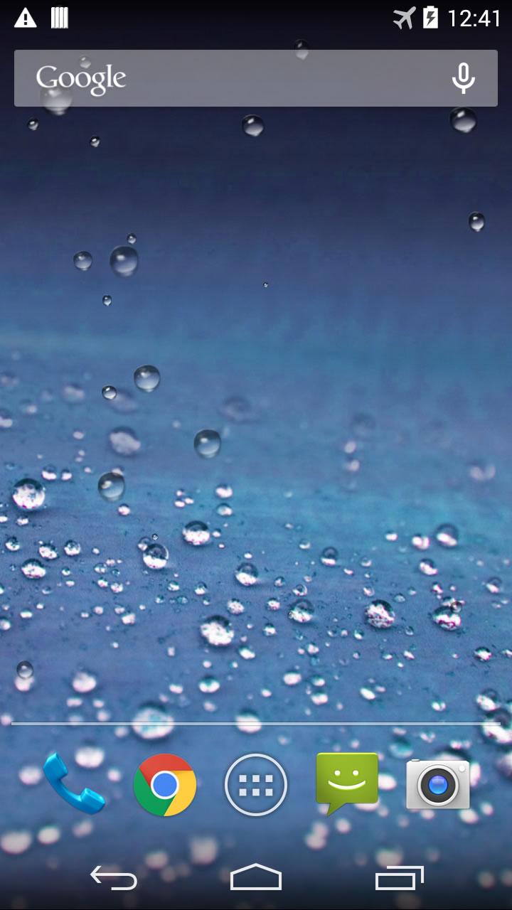 اسکرین شات 1 برنامه Rain Live Wallpaper