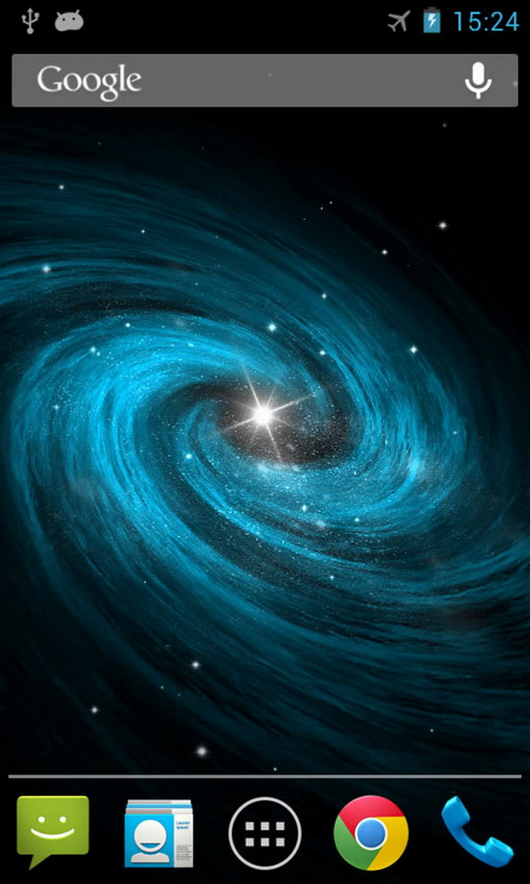 اسکرین شات 1 برنامه Galaxy Live Wallpaper