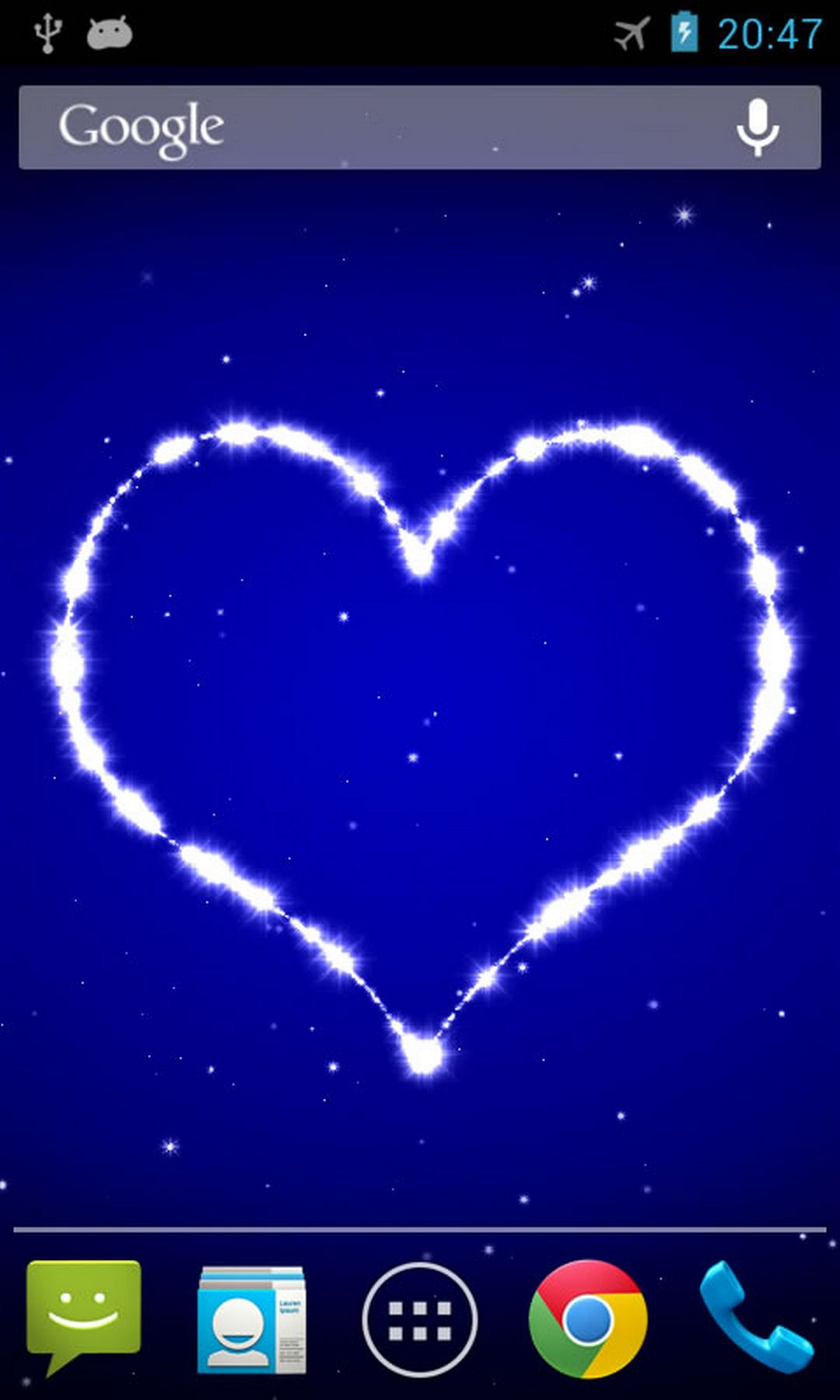 اسکرین شات 5 برنامه Heart 3D Live Wallpaper