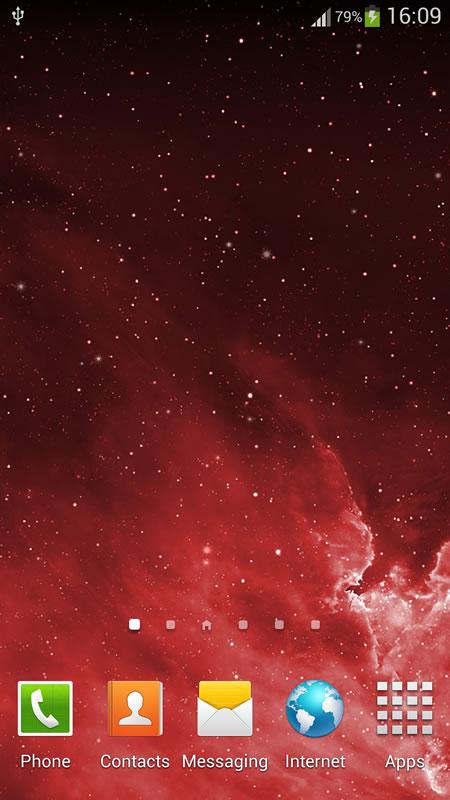 اسکرین شات 3 برنامه Galaxy Parallax Live Wallpaper