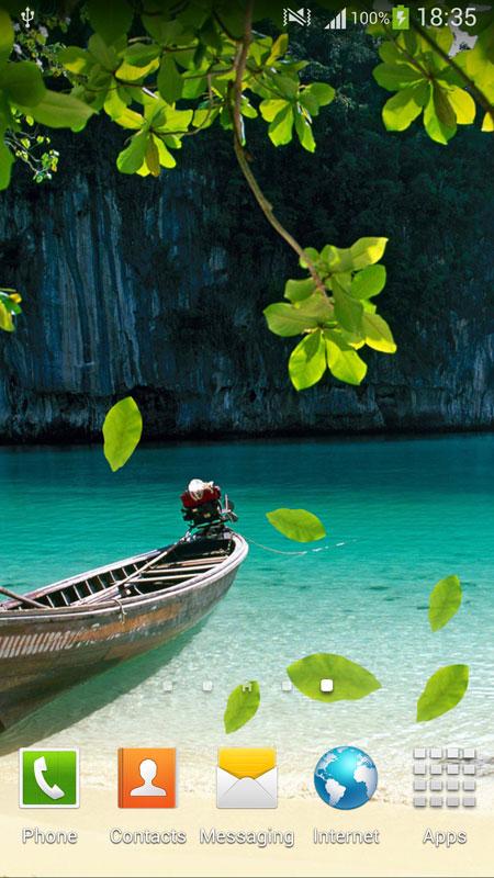 اسکرین شات 2 برنامه Lake Live Wallpaper