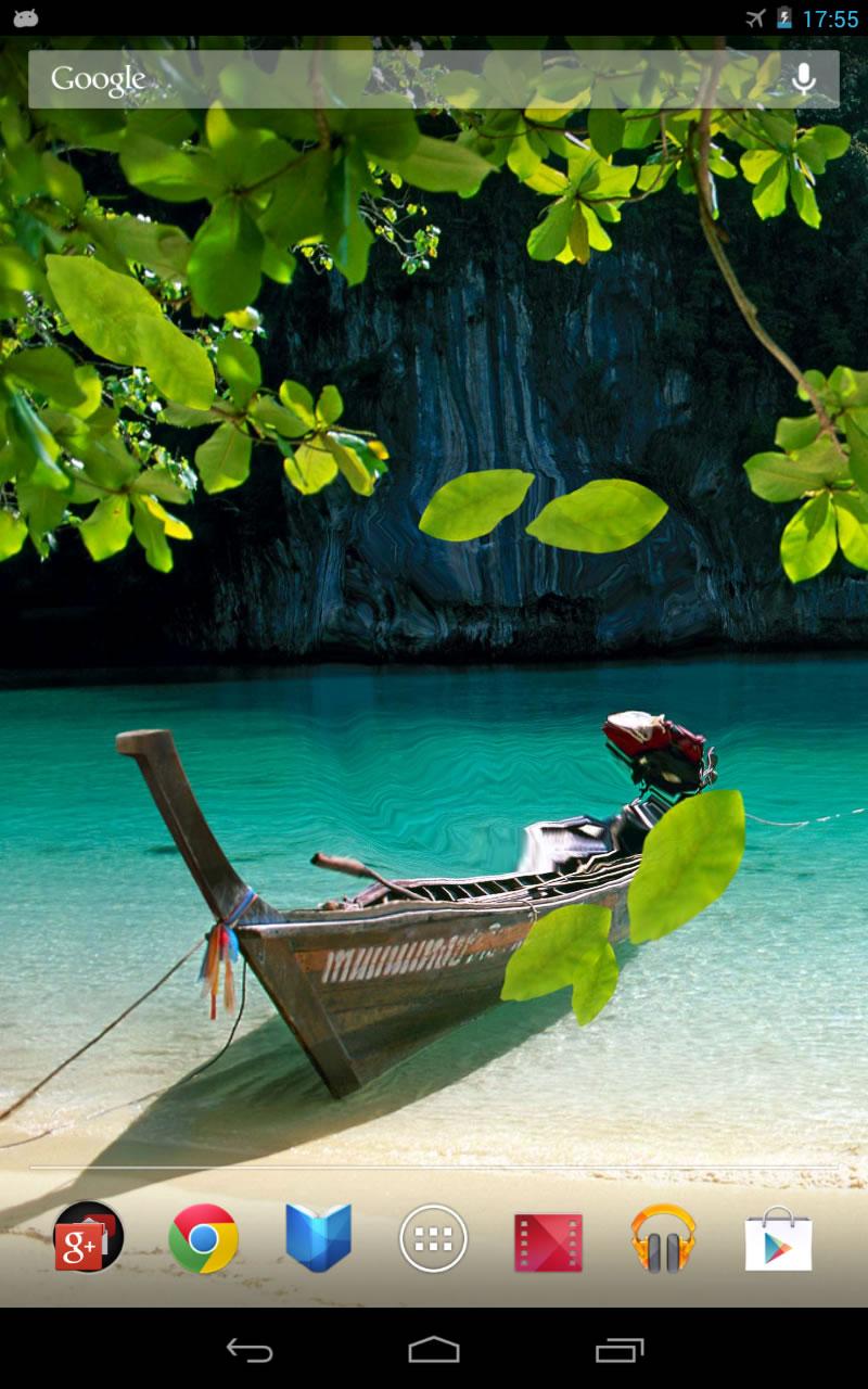 اسکرین شات 3 برنامه Lake Live Wallpaper