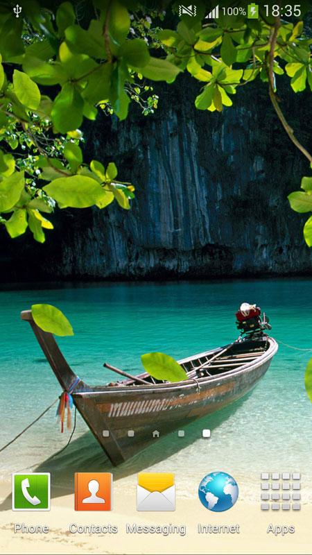 اسکرین شات 1 برنامه Lake Live Wallpaper