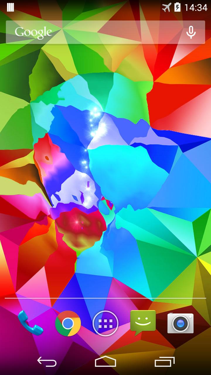 اسکرین شات برنامه Crystal Live Wallpaper 1