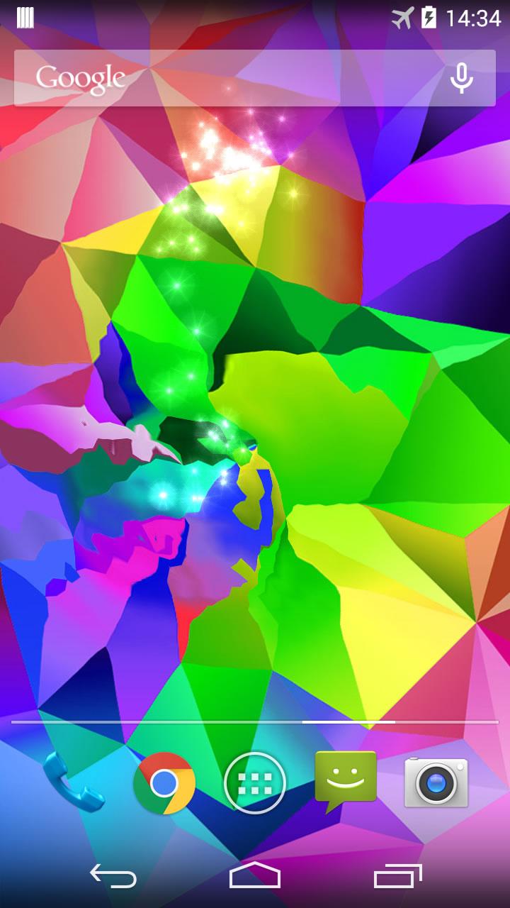 اسکرین شات برنامه Crystal Live Wallpaper 3