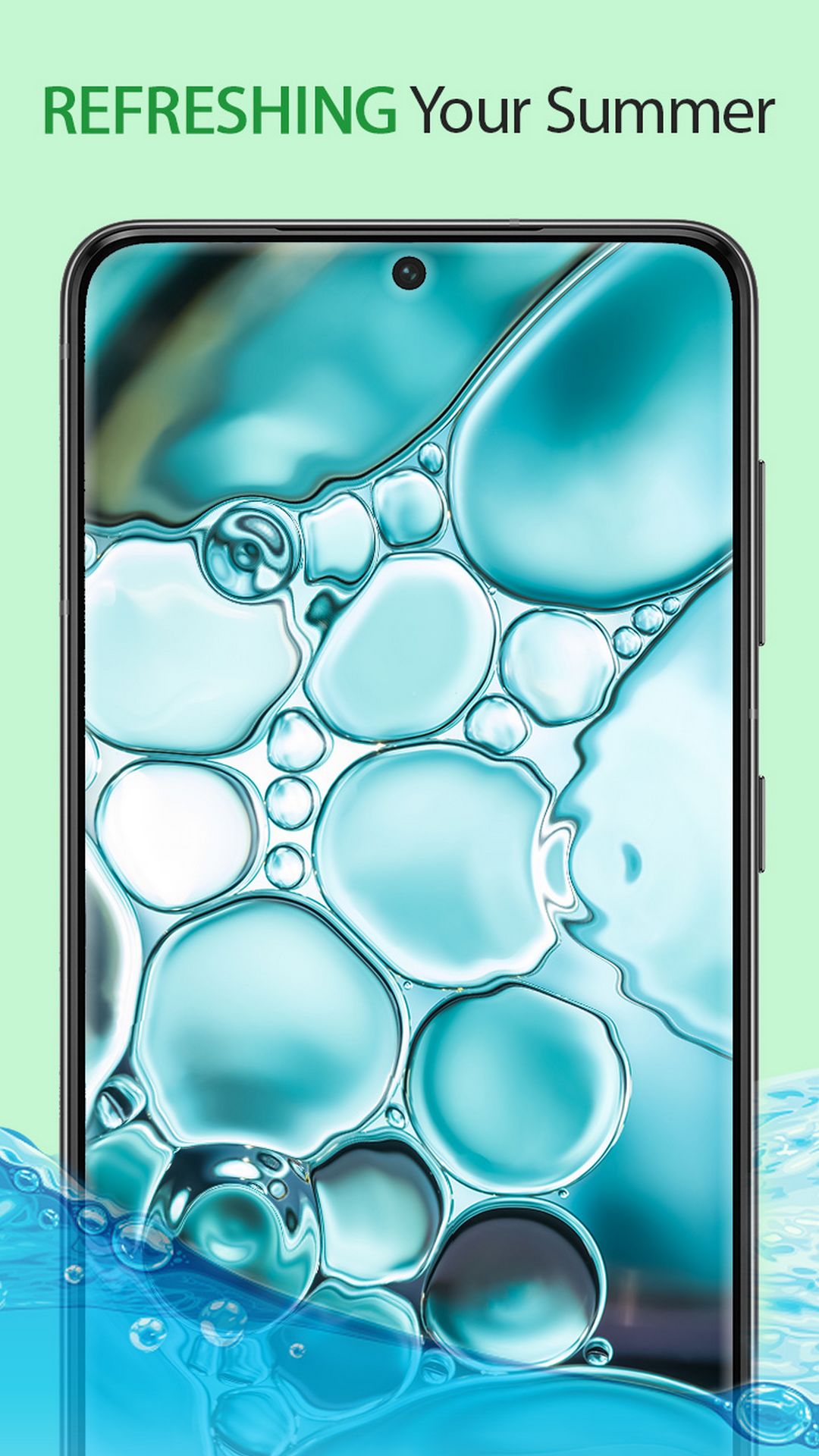 اسکرین شات 3 برنامه Water Drop Live Wallpaper